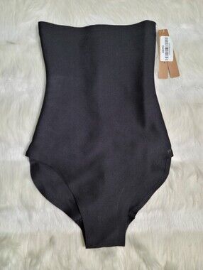 SKIMS Body Core Sculpt Zoned High Waisted Brief Black Onyx Women Small NEW